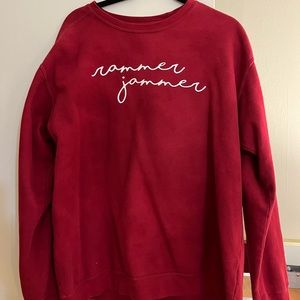 Crimson Comfort Colors “Rammer Jammer” Sweatshirt size L